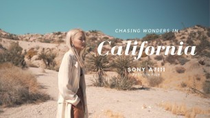 'Cinematic Fashion Lookbook | California | Sony A7III'