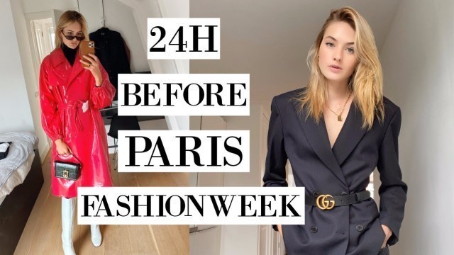 '24 Hrs Before Paris Fashion Week | What I Eat, Skincare, My Makeup, & Fashion I Pack | Sanne Vloet'