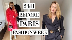 '24 Hrs Before Paris Fashion Week | What I Eat, Skincare, My Makeup, & Fashion I Pack | Sanne Vloet'