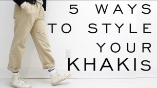 'How to Style your Khakis : Boyish Denim : Streetwear : Emily Wheatley'