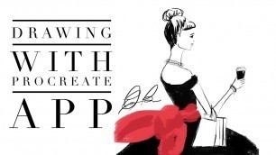 'How to Draw In Procreate App Fashion Illustration with Pencil from Paper 53'