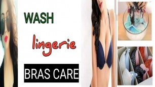 'HOW TO HANDWASH YOUR BRA/ WASH LINGERIE/BRA CARE /Styling fashion tips'