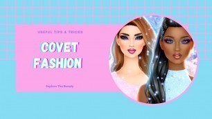 'Useful Tips & Tricks For Covet Fashion\"Part #01\"(Hair Accessories)'