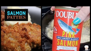 'How We Make Fried Salmon Patties, Best Old Fashioned Southern Cooks'