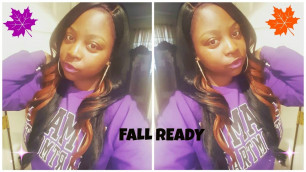 'Fall Hair ft. Sensationnel Synthetic Instant Couture Wig Inna HL350'