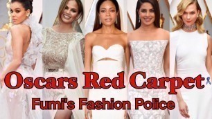 'FUMI\'S FASHION POLICE, THE OSCARS, 2017 RED CARPET REVIEW  FUMI DESALU-VOLD'