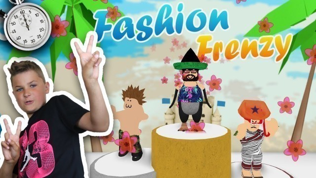 'DRESS UP IN 60 SECONDS CHALLENGE in ROBLOX FASHION FRENZY SUMMER THEME'