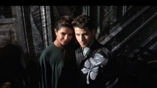 'Nick Jonas and Priyanka Chopra at Dior Fashion Show in Paris'