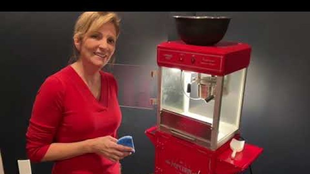 'How to Clean a Professional Popcorn Machine such as a Waring Pro'