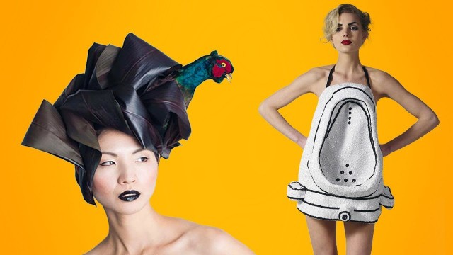 'Most Bizarre Weird SHOES, Craziest DRESSES and Strangest HATS'