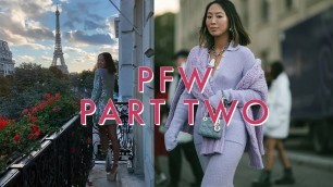 'Paris Fashion Week Vlog Part 2 | Dior, Valentino, Louis Vuitton, Acne & More! | PFW 2021'