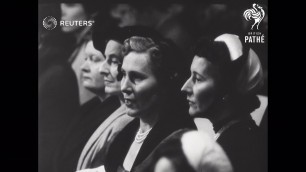 'THE ROYAL ROUND - PRINCESS MARGARET ATTENDS CHRISTIAN DIOR FASHION SHOW IN AID OF RED CROSS (1954)'