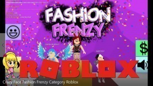 'Crazy Face Fashion Frenzy Show Roblox'