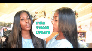 'The Truth About INNA Wig: 1 Week Update + Straightened Style'