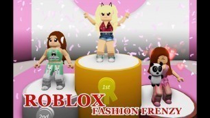 'I Won First Place TWICE In Fashion Frenzy Roblox'