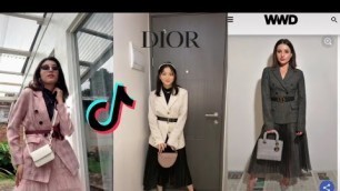 'HOW TO DRESS AT DIOR FASHION SHOW ✨ TikTok Compilation'