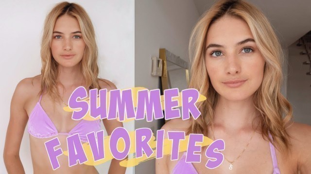 'Summer Model Favorites + Haul | New Bikini\'s, My Fashion, & Beauty Necessities | Sanne Vloet'