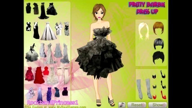 'Barbie Online Games Pretty Barbie Video Dress Up Game'