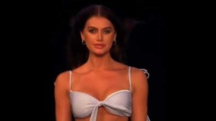 'Swimwear Fashion Show • Bikini White #bikinitop #hotmodel #hotgirl'