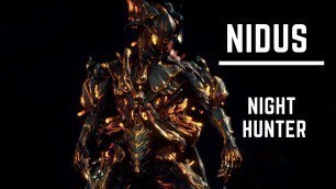 'Warframe| Nidus - Night Hunter Skin  - Heat Stroke'