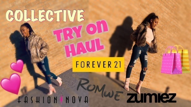 'COLLECTIVE CLOTHING HAUL❤️ fashion nova, forever21, rainbow, zumiez & more