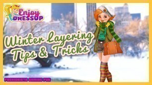 'Winter Layering Tips and Tricks- Fun Online Dress Up Fashion Games for Girls Kids'