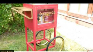 'SMART 59” Old Fashioned Movie Time Popcorn Cart'