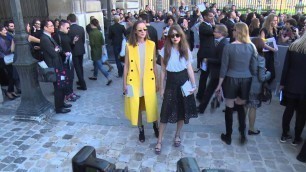 'Celebrities Are Seen Arriving At The Dior Fashion Show In Paris'