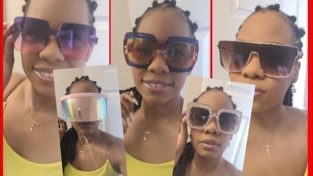 'FASHION NOVA x RAINBOW x FOREVER 21 x NORDSTROM Collective 2021 | Sunglasses Haul #Summer #TryOnHaul'