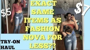 'BOUJEE ON A BUDGET- RAINBOW TRY-ON HAUL (FASHION NOVA FOR LESS)'