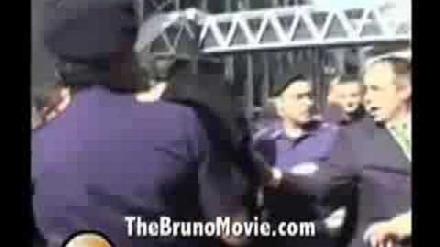 'Bruno Movie Crashes Catwalk During Fashion Show'