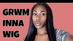 'GRWM- Hair Edition + Easy Styling of INNA Wig!'