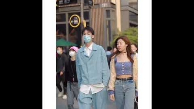 'Chinese street fashion|men and women|Tiktok compilation'