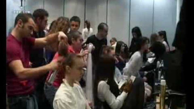 'fashiontv | FTV.com - NUDE  - BACKSTAGE MILAN FW WOMEN 07/08'