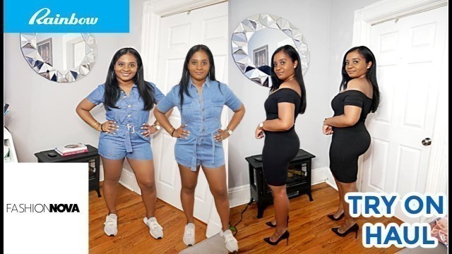 'Curvy/Thick Affordable Try-On Haul RainbowShops vs FashionNova'