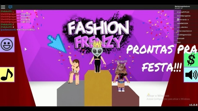 'Prontas Para festa-Fashion Frenzy-Roblox'