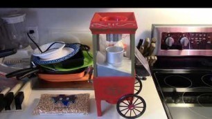 'Nostalgic Old Fashion Popcorn Machine'