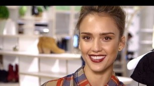 'Want to Dress Like Jessica Alba? She Tells ALL!  | Fashion Week Spring 2014'