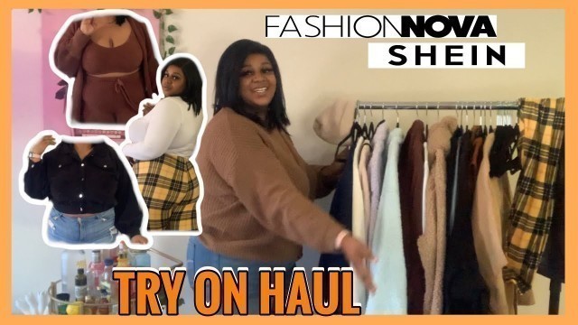 'HUGE PLUS SIZE TRY ON HAUL!!  | Shein, Fashionnova, Rainbow, Walmart'