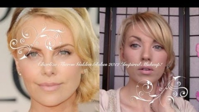 'Charlize Theron Golden Globes 2012 Inspired Makeup!'