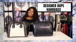 'Designer Handbag Dupes|Givenchy|Chanel|Gucci|Louis Vuitton|Aldo|Fashion Nova|Rainbow|Forever21'