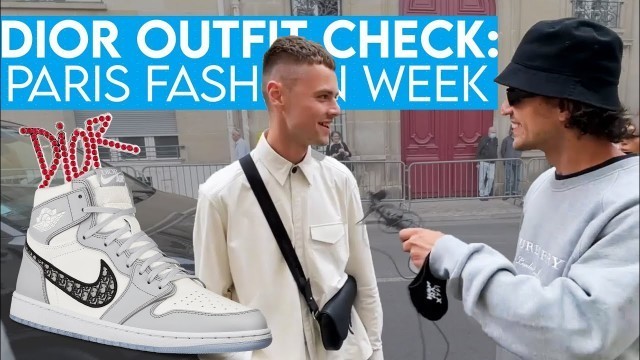 'OUTFIT CHECK: DIOR FASHION SHOW PARIS ft. Jan Černý! | DIOR JORDAN 1s & 10.000 EURO OUTFIT!'