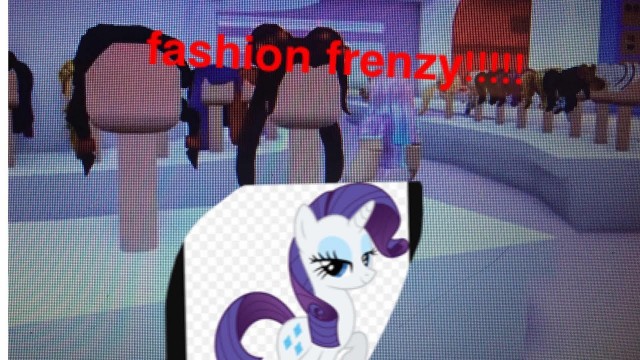 'beauty!!!!/ rarity plays fashion frenzy- roblox'