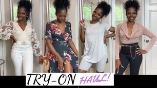 'SPRING TRY-ON HAUL 2020| LOUNGEWEAR INCLUDED| FASHIONNOVA, RAINBOWS | ANTIONETTE LEE'