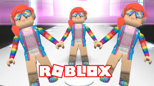 'FASHION FRENZY RETRO RAINBOW GIRL IN ROBLOX!!! | MicroGuardian'