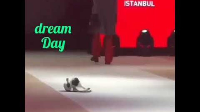 'FUNNY CAT .CRASHES ISTANBUL FASHION SHOW AND WALKING WITH MODELS & STEALS THE SPOTLIGHT'