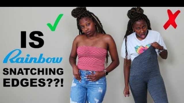 'IS RAINBOW BETTER THAN FASHION NOVA? | Rainbow try on haul / review'