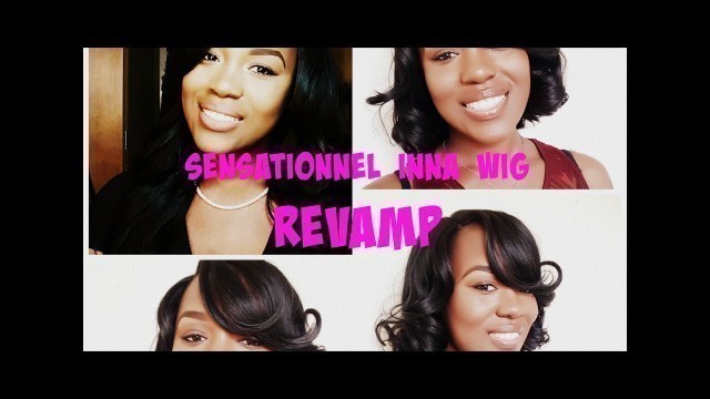 'How to Revamp a Wig | Sensationnel Inna Wig | Whitney Alana'