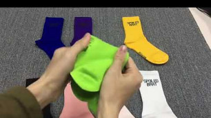 'Fashion college style street fashion brand men and women stockings sports hip-hop street socks'