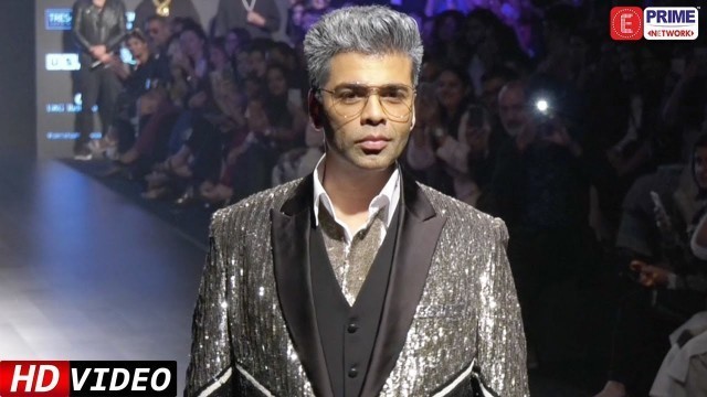 'Karan Johar\'s WEIRD HAIRSTYLE At Lakme Fashion Week in 2018 | EPN'